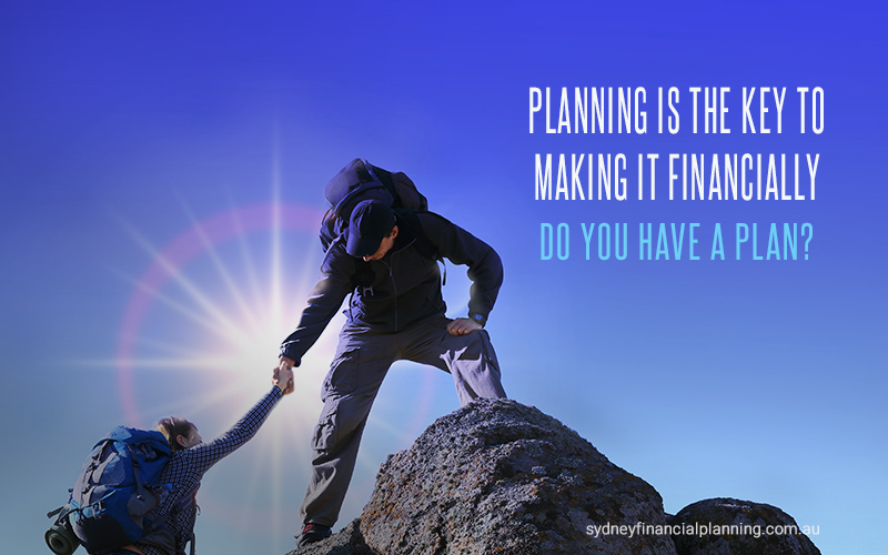 Planning is key to making it financially