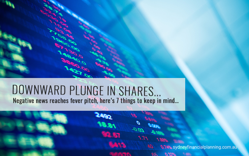 2020 plunge in shares