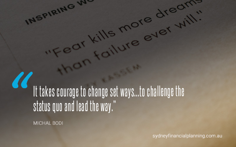 Courage to change